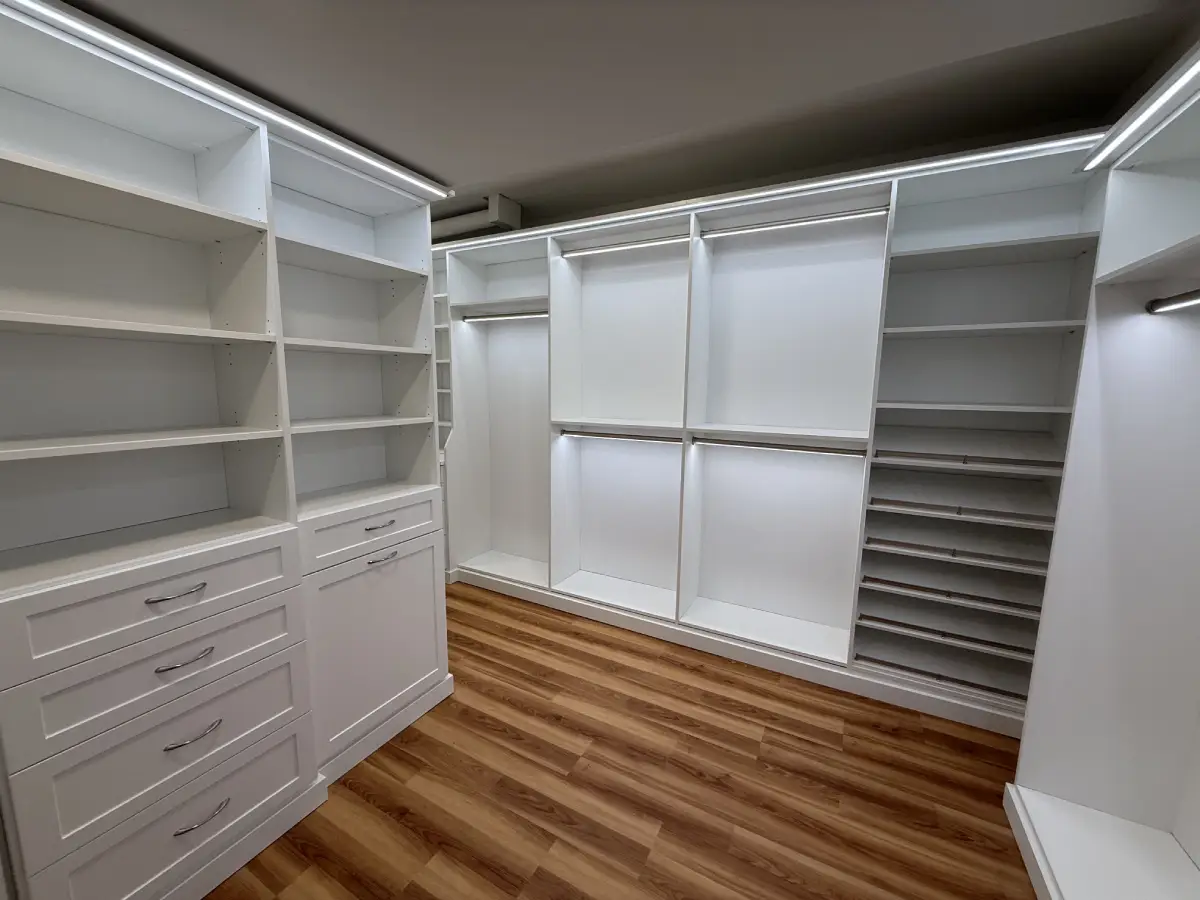 Basement remodel with custom cabinetry in Portland